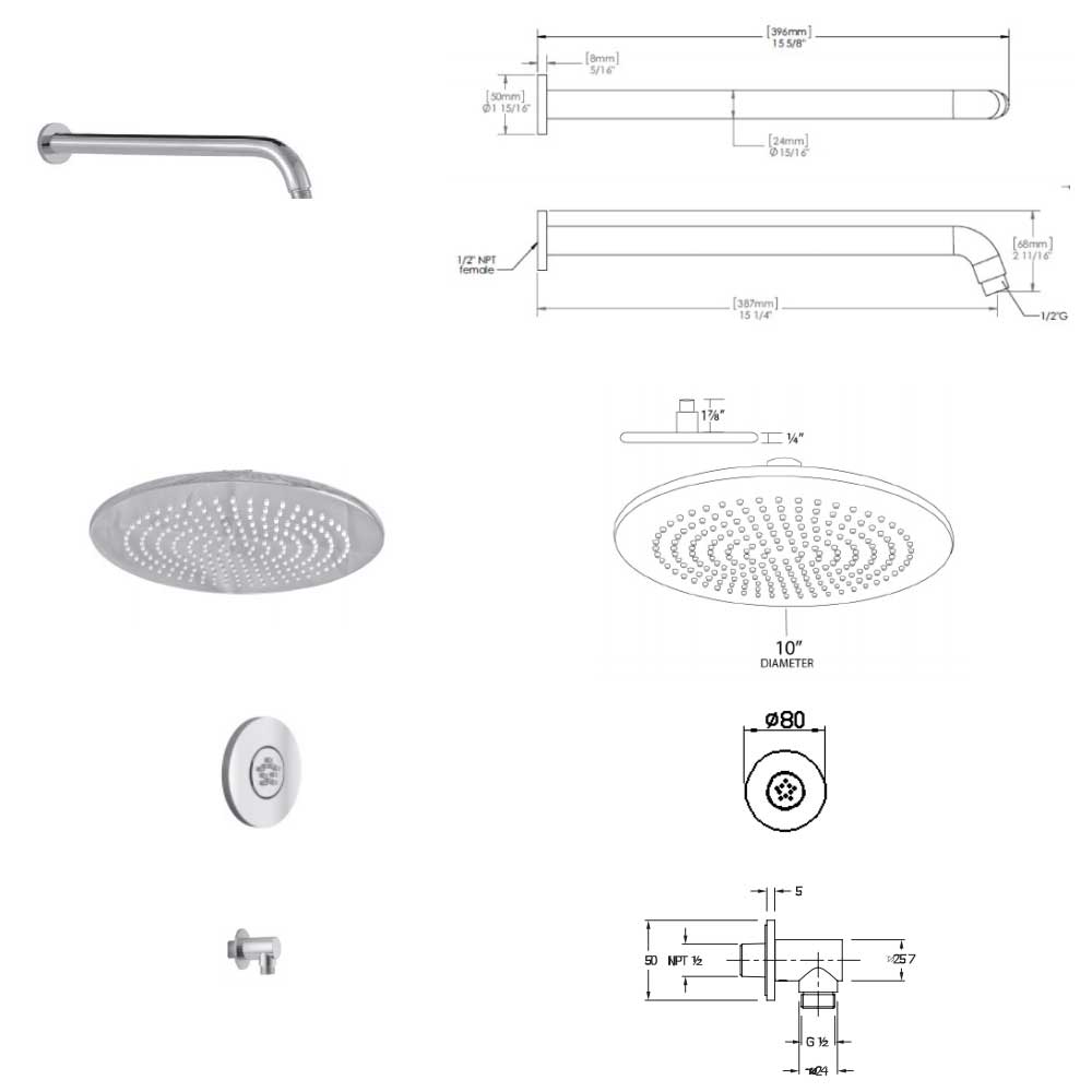 Xseries Shower System X18 H2O Bath and Plumbing Supplies