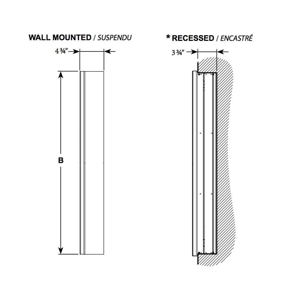 Tri View Posts Tri-View Medicine Cabinet MCT6036 – H2O Bath and Plumbing Supplies