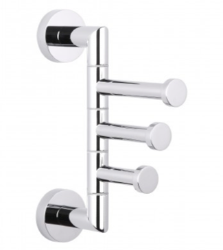 Oslo Triple Robe Hook – H2O Bath and Plumbing Supplies